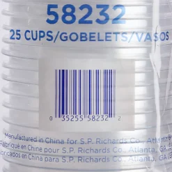Genuine Joe Clear Plastic Cups - 25 - 10 fl oz - 500 / Carton - Clear - Plastic - Cold Drink, Beverage