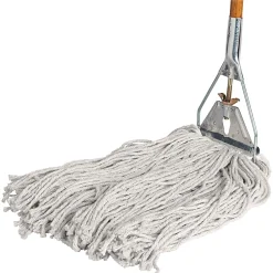 Genuine Joe Cotton Wet Mop With 60" Handle