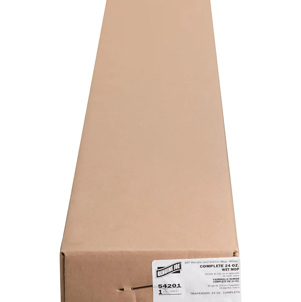 Genuine Joe Cotton Wet Mop With 60" Handle