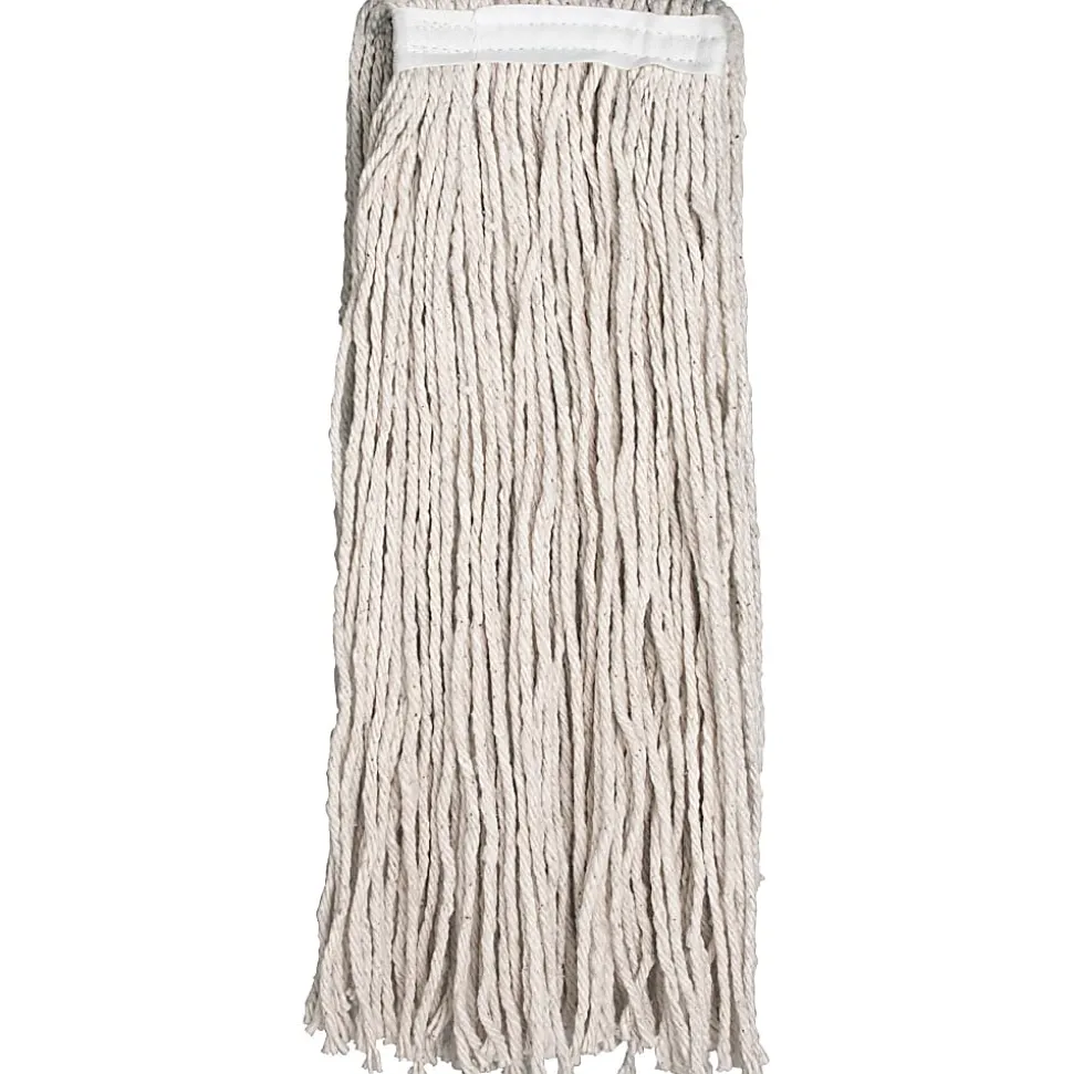 Genuine Joe Cotton Wet Mop With 60" Handle