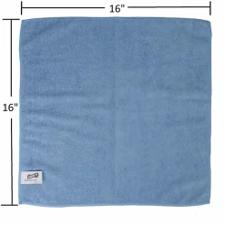 Genuine Joe General Purpose Microfiber Cloth - For Multipurpose - Cloth - 16"x16"- Chemical Resistant, Oi - 39506