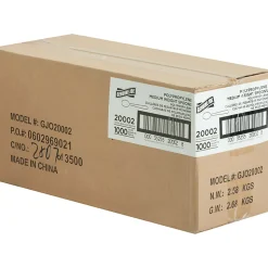 Genuine Joe Heavy/Medium-Weight Polypropylene Spoons, White, Box Of 1,000