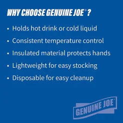Genuine Joe Hot/Cold Foam Cups, 14 Oz., Carton Of 1000