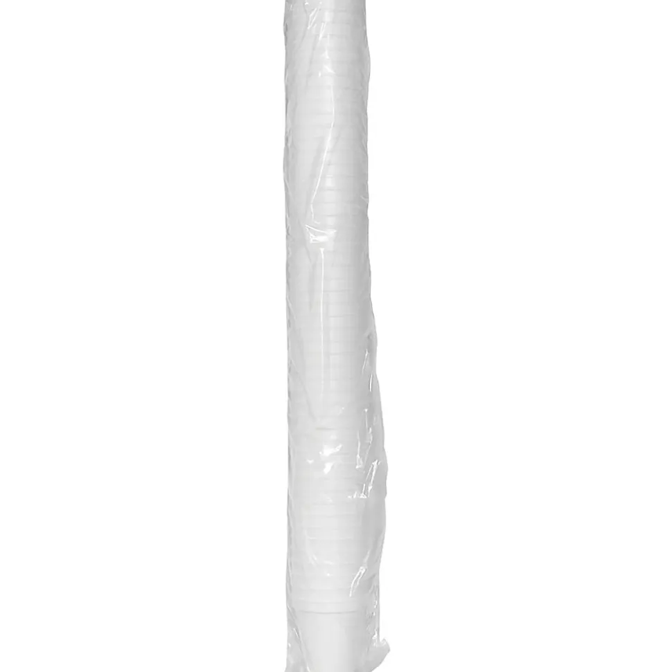 Genuine Joe Hot/Cold Foam Cups, 16 Oz, White, Carton Of 500 Cups