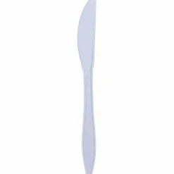 Genuine Joe Individually Wrapped Knife - 1 Piece(s) - Knife - 1 x Knife - Disposable - Polypropylene - White - 1000/Carton