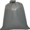 Genuine Joe Maximum Strength Trash Can Liners, 1.7mil, 55 Gallons, 39" x 56", Black, Box Of 50