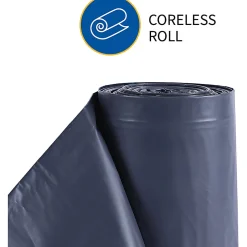 Genuine Joe Maximum Strength Trash Can Liners, 1.7mil, 55 Gallons, 39