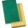 Genuine Joe Medium-Duty Sponge Scrubber - 3.6" Width x 3.5" Depth x 6.1" Length - 20 / Carton - Cellulose - Green, Yellow
