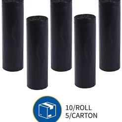 Genuine Joe 1.5 mil Trash Bags, 60 gal, 39