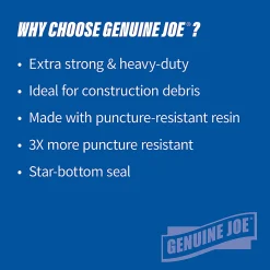 Genuine Joe 1.5 mil Trash Bags, 60 gal, 39