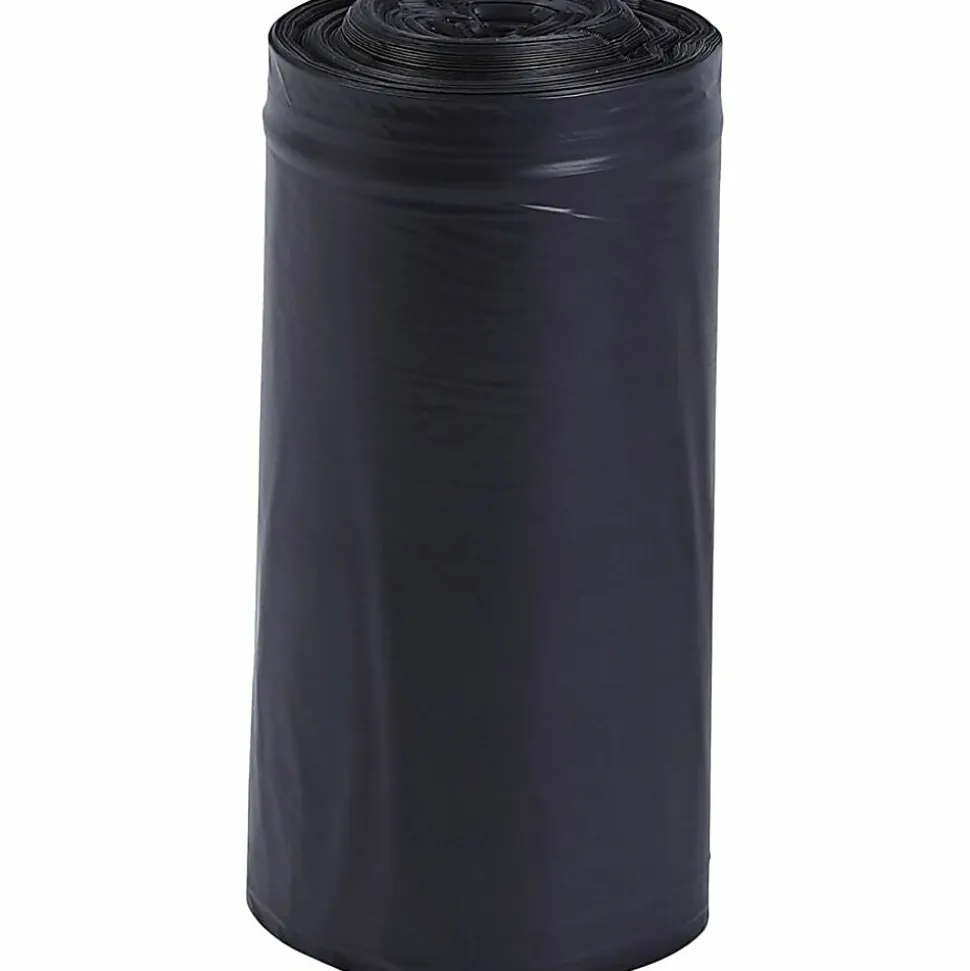 Genuine Joe 1.5 mil Trash Bags, 33 gal, 33"W, Brown, 100 Bags