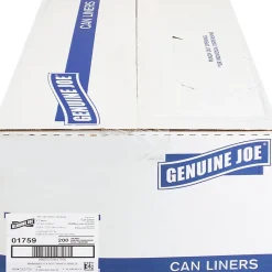 Genuine Joe 0.63 mil Trash Bags, 60 gal, 38