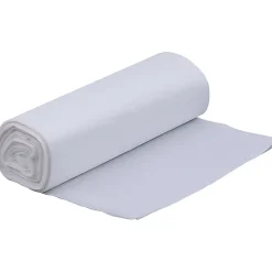 Genuine Joe 0.6 mil Trash Bags, 33 gal, 33"H x 40"W, Clear, 500 Bags