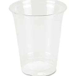 Genuine Joe 12 oz Clear Plastic Cups - 12 fl oz - Clear - Plastic - Cold Drink, Beverage - 25 / Pack