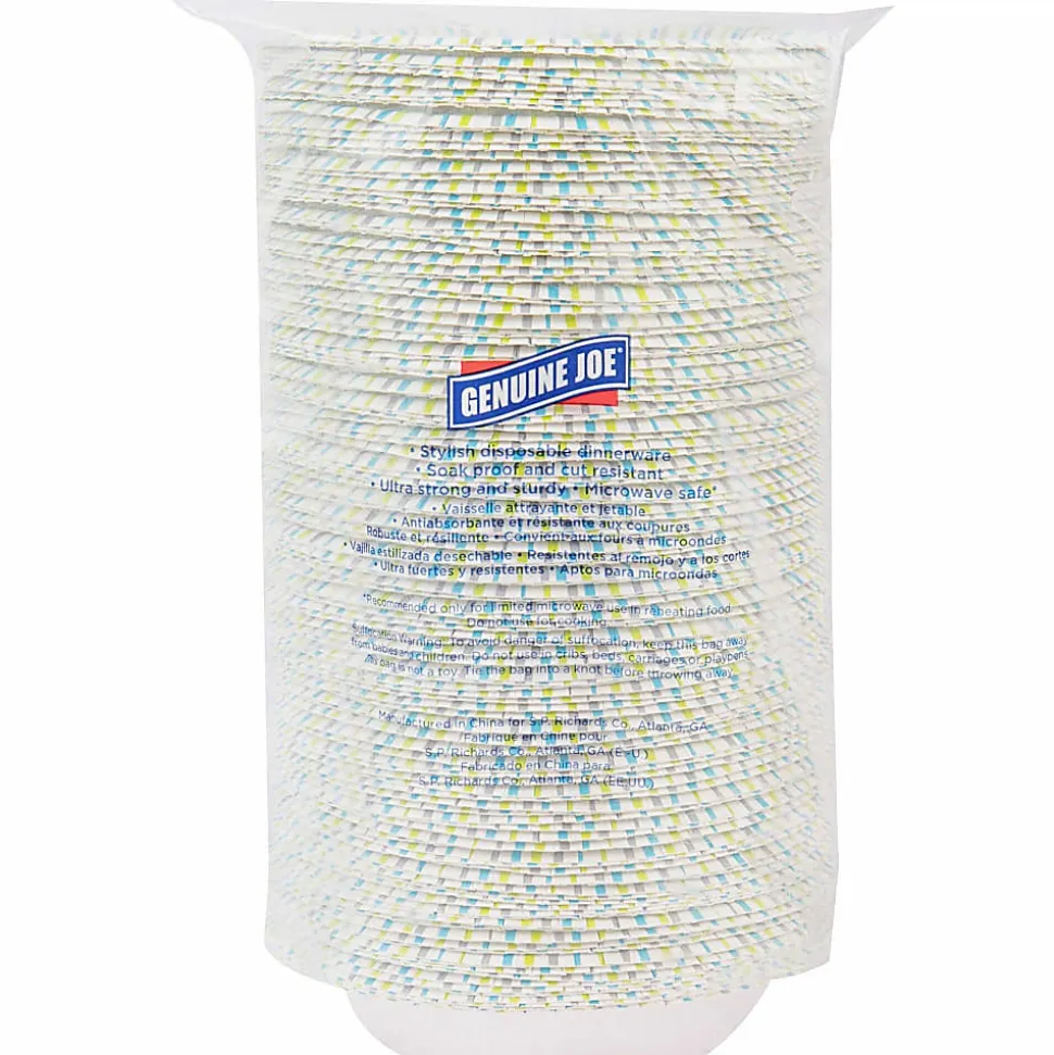 Genuine Joe 12 oz Paper Bowls - Disposable - Multi - 125 / Pack
