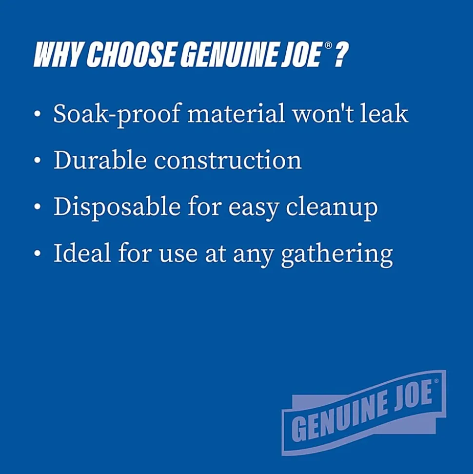 Genuine Joe 12 oz Paper Bowls - Disposable - Multi - 125 / Pack