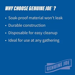 Genuine Joe 12 oz Paper Bowls - Disposable - Multi - 125 / Pack