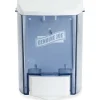 Genuine Joe 30 oz Soap Dispenser - Manual - 30 fl oz Capacity - See-through Tank, Water Resistant, Soft Push - Clear - 1 Each