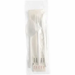 Genuine Joe 6-Piece Fork/Knife/Spoon Utensil Kit - 250 Piece(s) - Cutlery Set - 1x Spoon - 1x Fork - 1x Knife - 58943