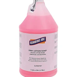 Genuine Joe Pink Lotion Soap - 1 gal - Hand, Skin - Pink - Rich Lather - 4 / Carton