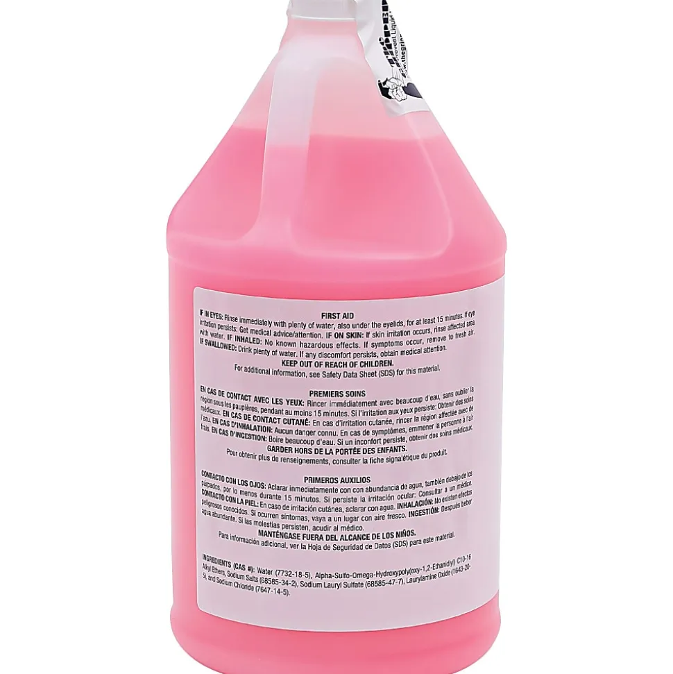 Genuine Joe Pink Lotion Soap - 1 gal - Hand, Skin - Pink - Rich Lather - 4 / Carton