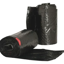 Genuine Joe 2-Ply Puncture-Resistant Liners, 16 Gallons, 24" x 31", 0.7 mil, Brown/Black, Box Of 100