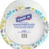 Genuine Joe Printed Paper Plates, 10", Pack Of 125
