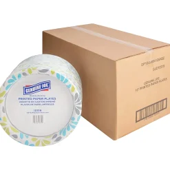Genuine Joe Printed Paper Plates, 10