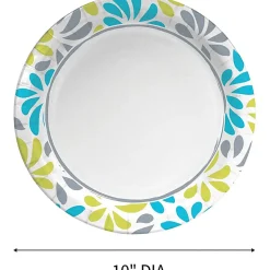 Genuine Joe Printed Paper Plates, 10
