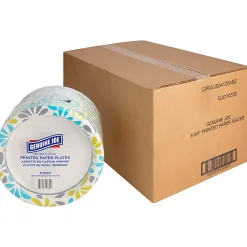 Genuine Joe Printed Paper Plates, 9