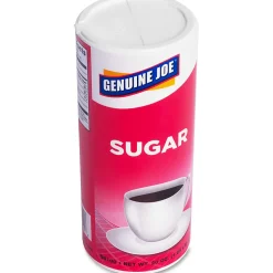 Genuine Joe Pure Sugar Canisters, 20 Oz., Pack Of 3