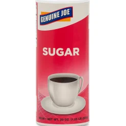 Genuine Joe Pure Sugar Canisters, 20 Oz., Pack Of 3
