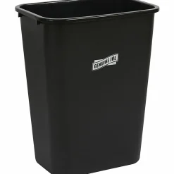 Genuine Joe 41-Quart Wastebasket - 10.25 gal Capacity - Durable, Sturdy, Dent Resistant, Chip Resistant, Rust Resistant, Long Lasting - 00061