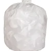 Genuine Joe 75% Recycled Heavy-Duty Contractor Trash Bags,  0.8 mil, 13 Gallons, 24" x 31", White, Box Of 150