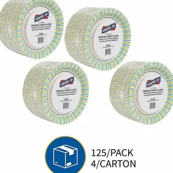 Genuine Joe Round Paper Plates, 8-5/8