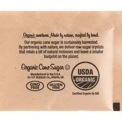 Genuine Joe Turbinado Natural Cane Sugar Packets - 0.159 oz (4.5 g) - Molasses Flavor - Natural Sweetener - 200/Box - 2 / Carton