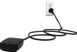 GE Pro USB Tabletop Charger, Black
