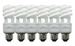 GE Spiral Compact Fluorescent Bulb, 13 Watts