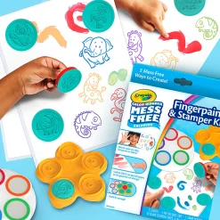 Get ready for a colorful adventure with the Color Wonder Fingerpaint & Stamper Kit!