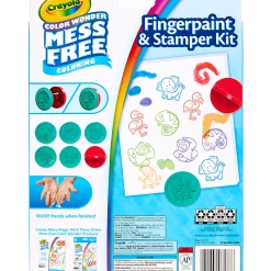 Get ready for a colorful adventure with the Color Wonder Fingerpaint & Stamper Kit!