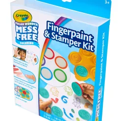 Get ready for a colorful adventure with the Color Wonder Fingerpaint & Stamper Kit!