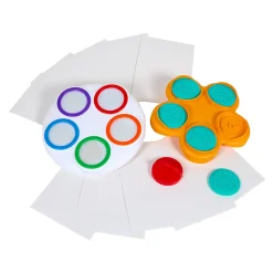 Get ready for a colorful adventure with the Color Wonder Fingerpaint & Stamper Kit!