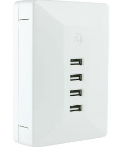 GE UltraPro USB Wall Charger, White, 31712