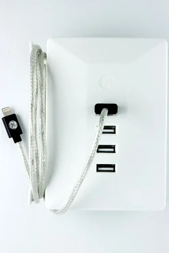 GE UltraPro USB Wall Charger, White, 31712
