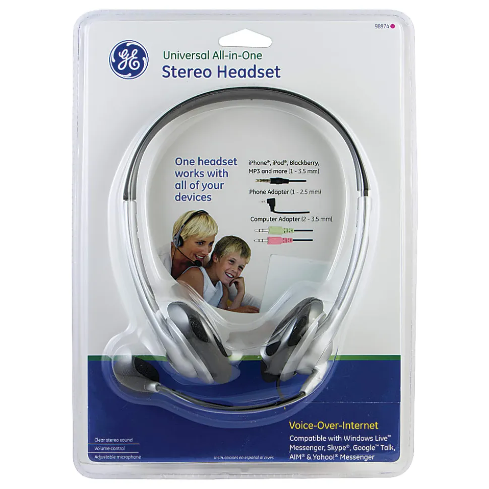 GE VoIP All-In-One Stereo Headset