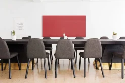 Ghent Aria Low Profile Magnetic Dry-Erase Whiteboard, Glass, 36” x 48”, Rose