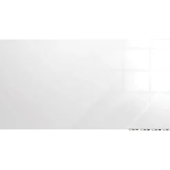 Ghent Aria Low-Profile Magnetic Glass Unframed Dry-Erase Whiteboard, 48