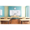 Ghent Magnetic Porcelain Dry-Erase Whiteboard, 48" x 96", Aluminum Frame With Silver Finish