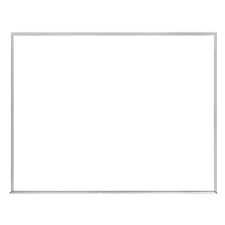 Ghent M2 Non-Magnetic Dry-Erase Whiteboard, 36" x 46 1/2", Satin Aluminum Frame