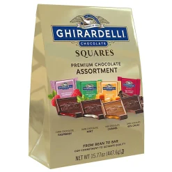 Ghirardelli® Chocolate Squares, Premium Assortment, 15.77 Oz Bag